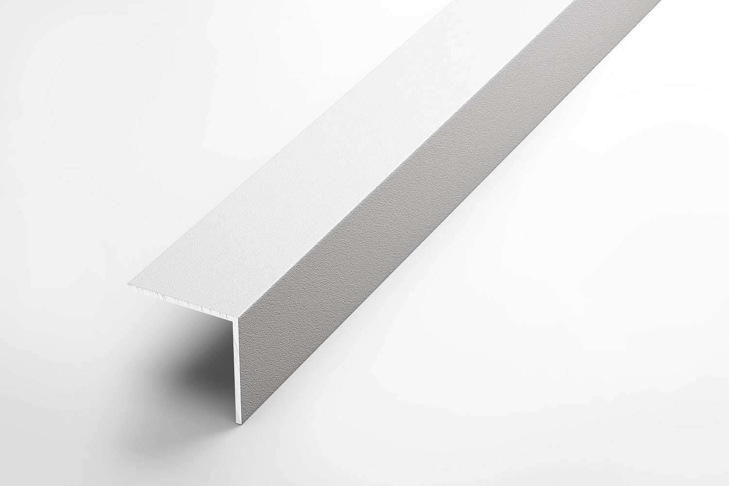Уп 04-27.2700.516 Профиль уголок 15х15 мм, алюминий окрашенный, цвет белый, длина 2700 мм