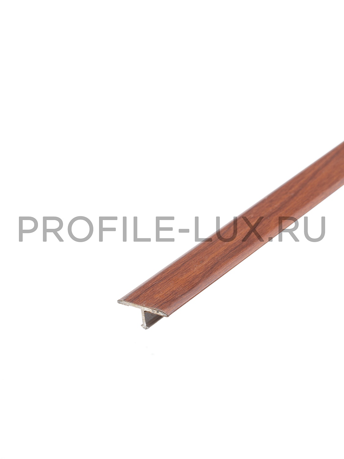 ЛС 10.2700.4092т Т-образный профиль 20х8,5 мм, алюминий ламиниров, цвет тёмная вишня, длина 2700 мм