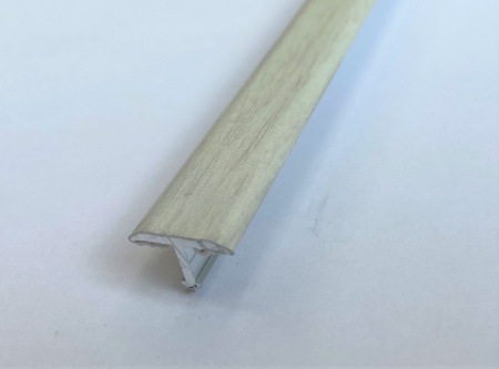 PCRA 11W 149 Т-образный профиль PROCOVER WOOD 14 мм, алюм ламин, цвет белёное декале, длина 2700 мм