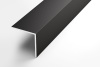 Уп 15-27.2700.515 Профиль угловой 40х40 мм, длина 2700 мм, алюминий окрашенный, цвет черный