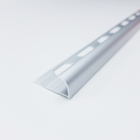 MP 25/01 Профиль 1/4 круга для плитки до 12 мм, алюминий анодированный, цвет серебро, длина 2700 мм