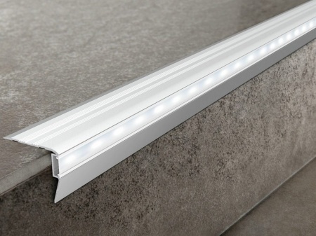 PTRLEDAA 5040+PIAL 17 Профиль PROSTAIR LED с LED 52,5х43,5мм, алюм анод, цвет серебро, длина 2700 мм