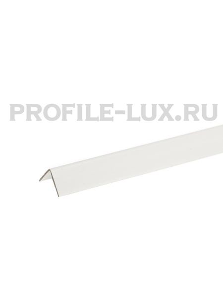 Угол ПВХ 10х10 мм, цвет белый (101), длина 2750 мм