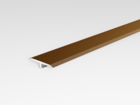 ЛС 10-1.2700.04л Т-образный профиль  20х3,5 мм, алюминий анодированный, цвет бронза, длина 2700 мм