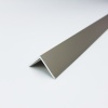 Уп 06-27.2700.542л  Профиль уголок 20х20 мм, алюминий анодированный, цвет шампань, длина 2700 мм