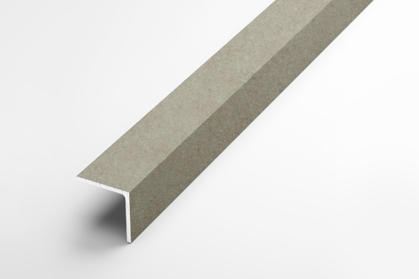 Уп 01-27.2700.557 Профиль уголок 10х10 мм, алюминий окрашенный, цвет бетон айс, длина 2700 мм