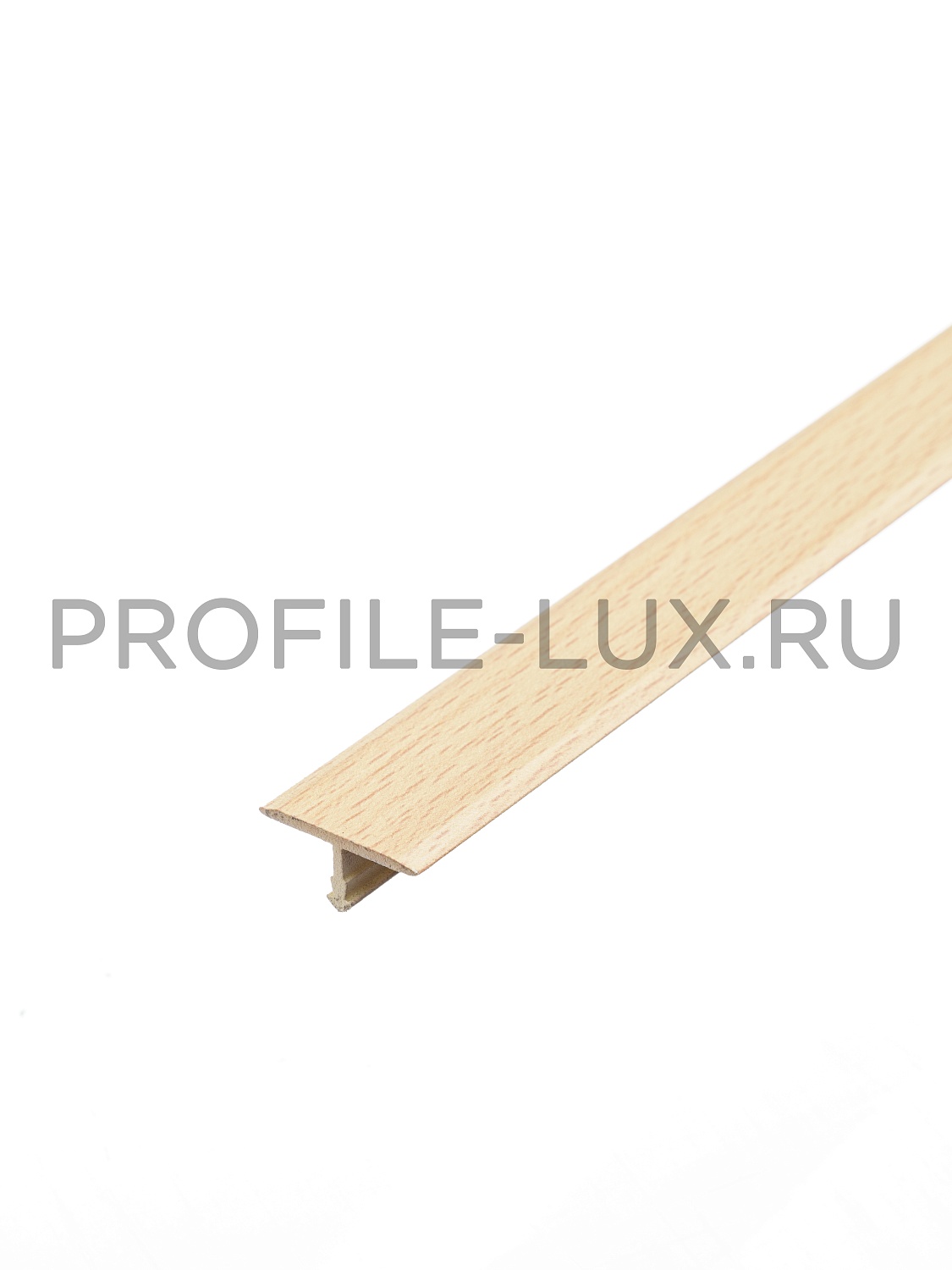 ЛС 10.2700.083н Т-образный профиль 20х8,5 мм, алюминий окрашенный, цвет дуб натуральн, длина 2700 мм