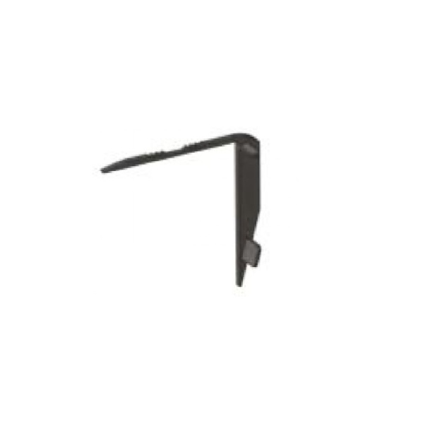 TPTRLEDAA 5040/3 - Заглушка для профиля PROSTAIR LED (левая), ПВХ окрашенный, цвет серебро
