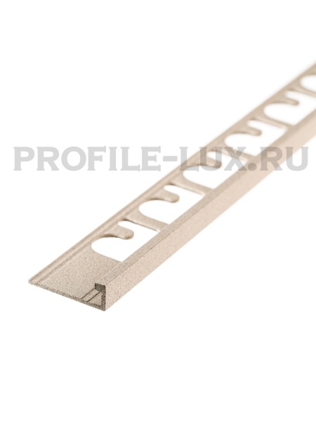 PTA 06-SL04 L-профиль PROTERMINAL STONE LINE H=06 мм, алюминий, цвет песок, длина 2700 мм