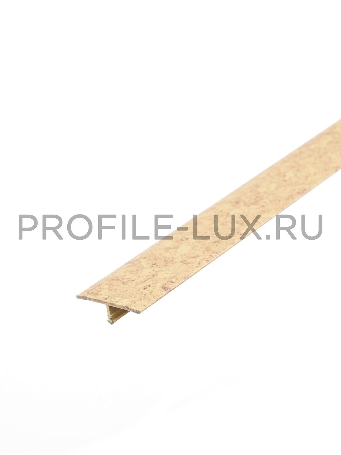 Т 30-1.2700.086 Т-образный порог 30 мм, алюминий ламинированный, цвет пробка, длина 2700 мм