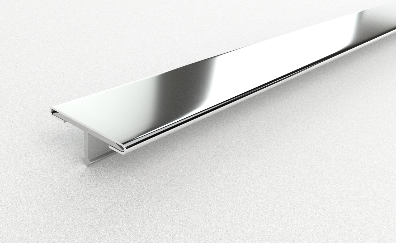 ЛС 10НСП(304).2700.001 Т-образный профиль 21,7х9,0 мм, сталь полированная AiSi 304, длина 2700 мм