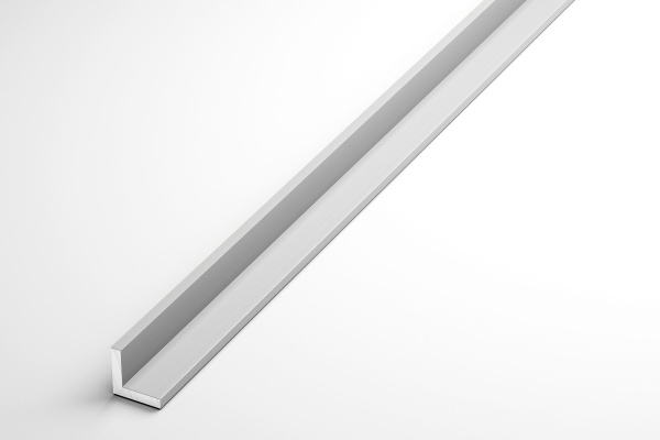 Уп 01-27.2700.501л Профиль уголок 10х10 мм, алюминий анодированный, цвет серебро, длина 2700 мм